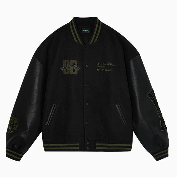 "Persistence" Oversized Varsity Jacket