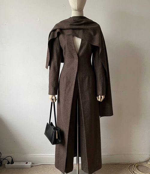 Brown Coat Formal