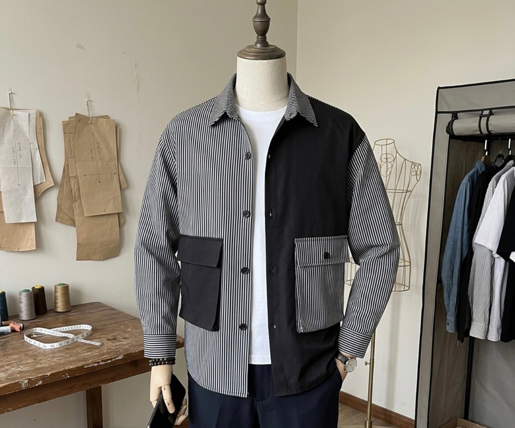 Long-sleeved shirt jacket