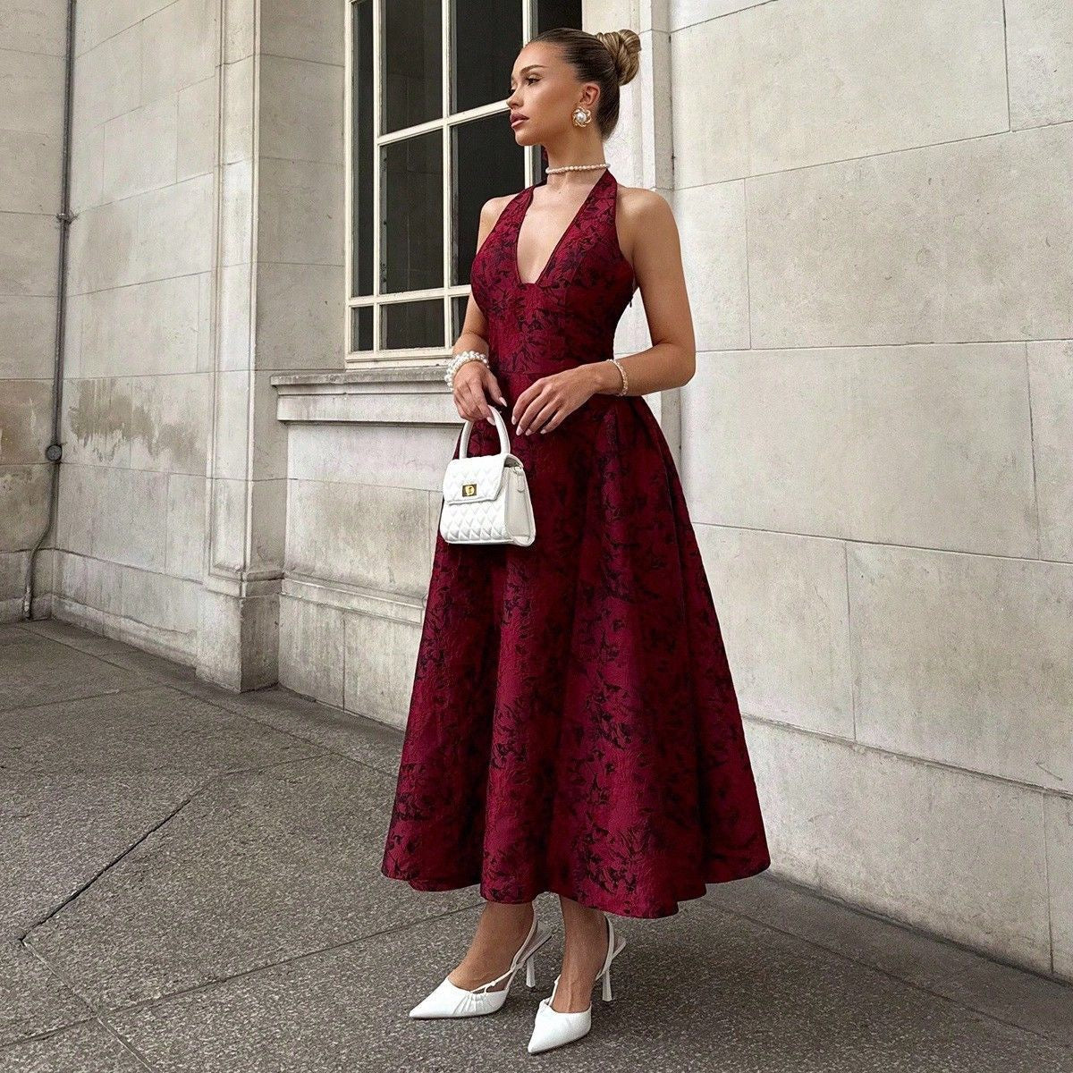 Plain Colourful Dress