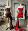 The Crimson Embellished Mini Dress
