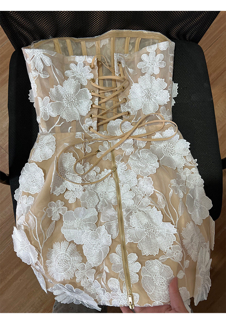 Floral Lady Evening Dress