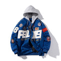 Graphic-Heavy Streetwear Bomber Jacket