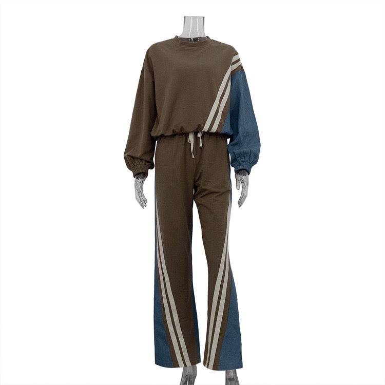 Retro Colorblock Streetwear