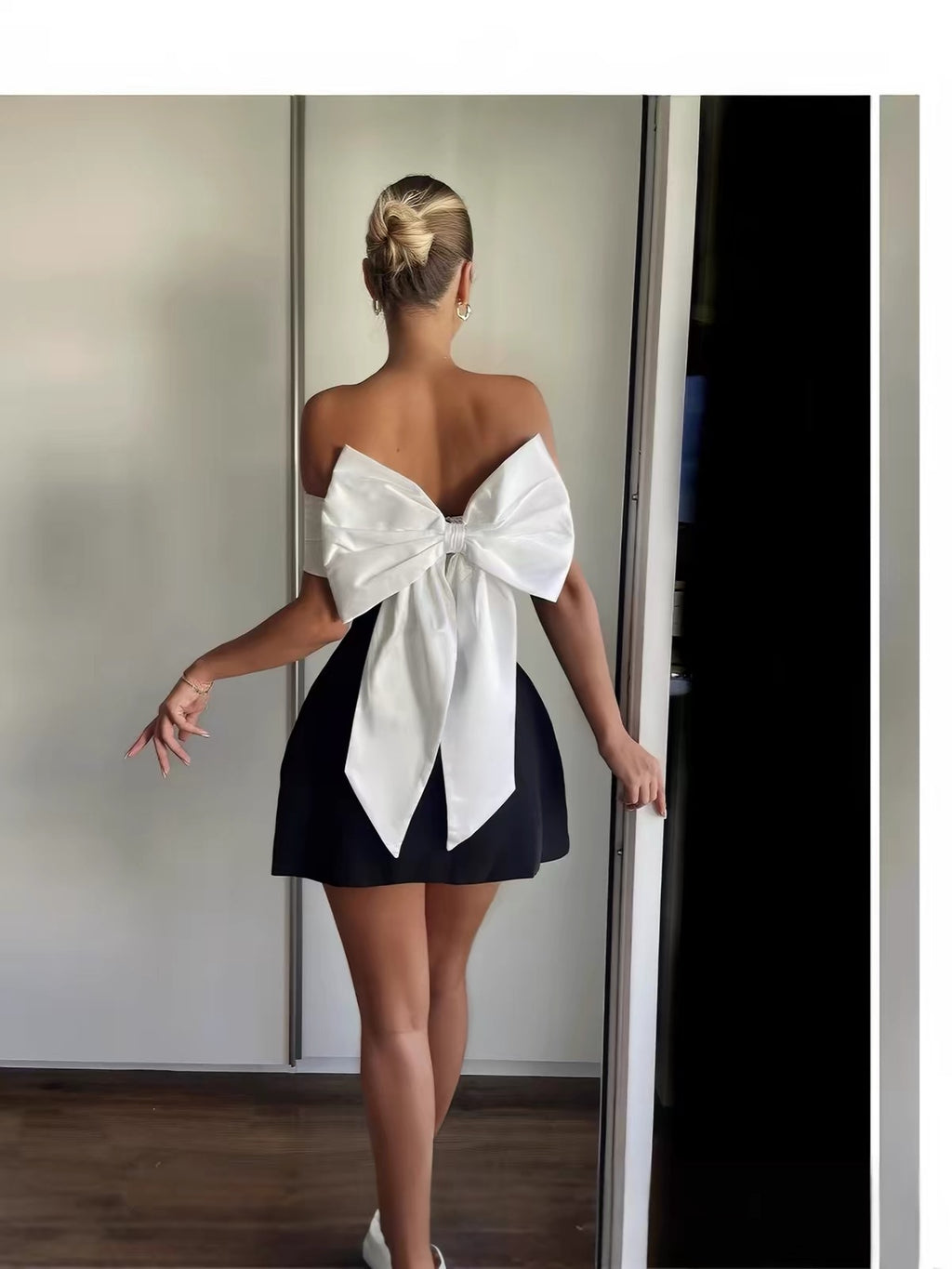 Elegant Off-The-Shoulder Cocktail Dress