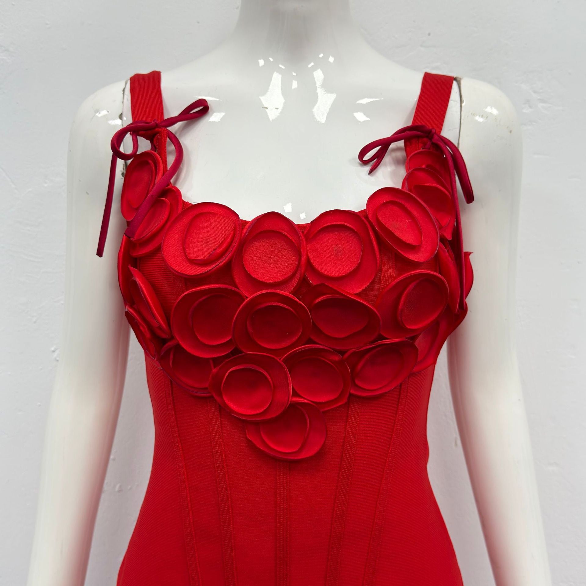 Elegant ruffles tassel birthday dress