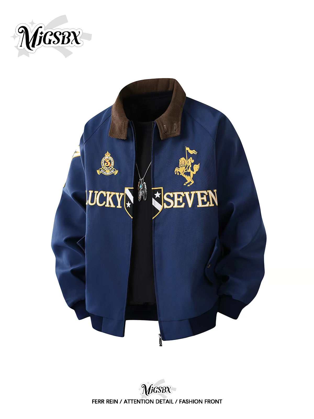 Avant-Garde Deconstructed Baseball Jacket