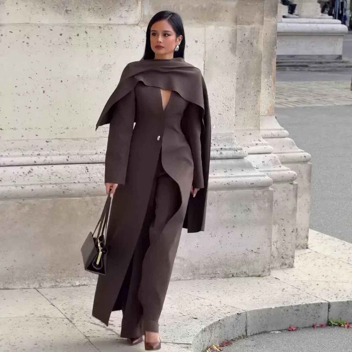 Brown Coat Formal