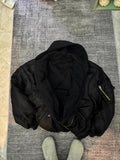 Padded MA-1 Bomber Jacket with Integrated Hood