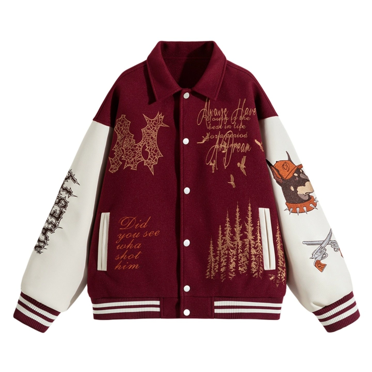 Vintage Graphic Varsity Jacket