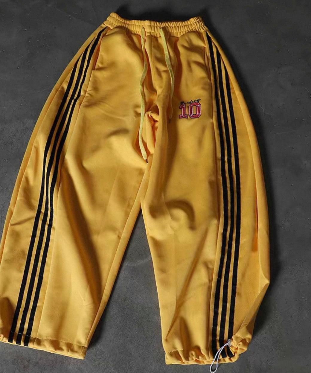 Wide-Leg Graphic Sweatpants