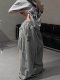 Ultra-Baggy Gothic Cross Fleece Sweatpants