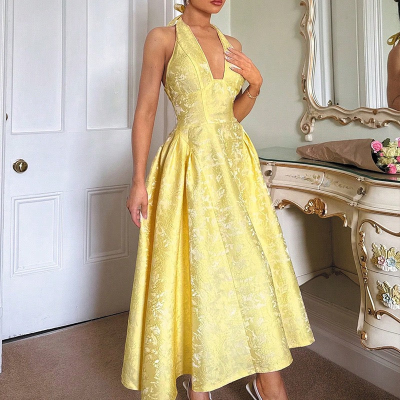 Plain Colourful Dress