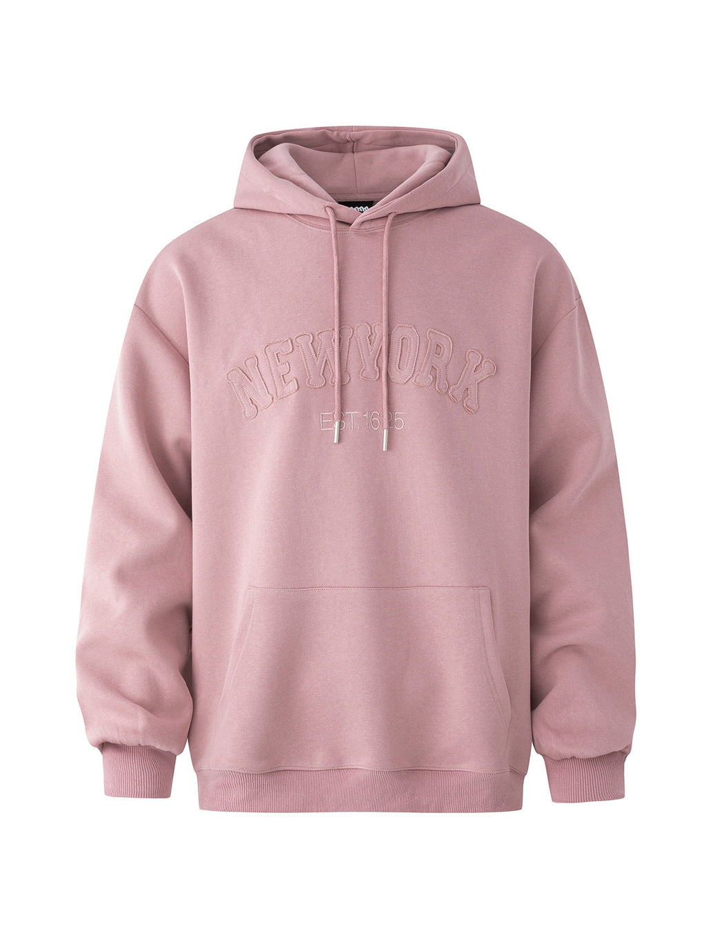 Embossed "New York" Hoodies (Dusty Pink & Slate Blue)