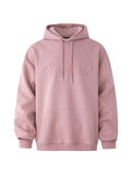 Embossed "New York" Hoodies (Dusty Pink & Slate Blue)