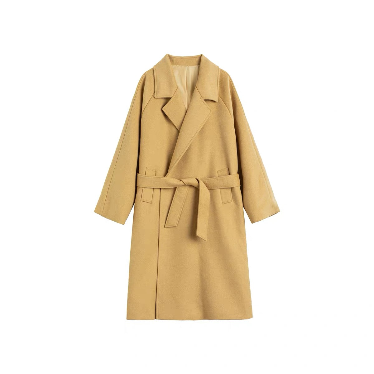 The Charcoal Double-Breasted Wool Overcoat