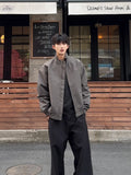 Minimalist High-Neck Bomber Jacket