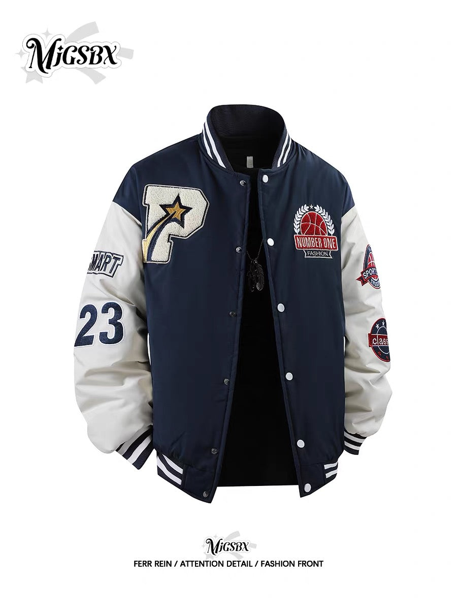 Avant-Garde Deconstructed Baseball Jacket
