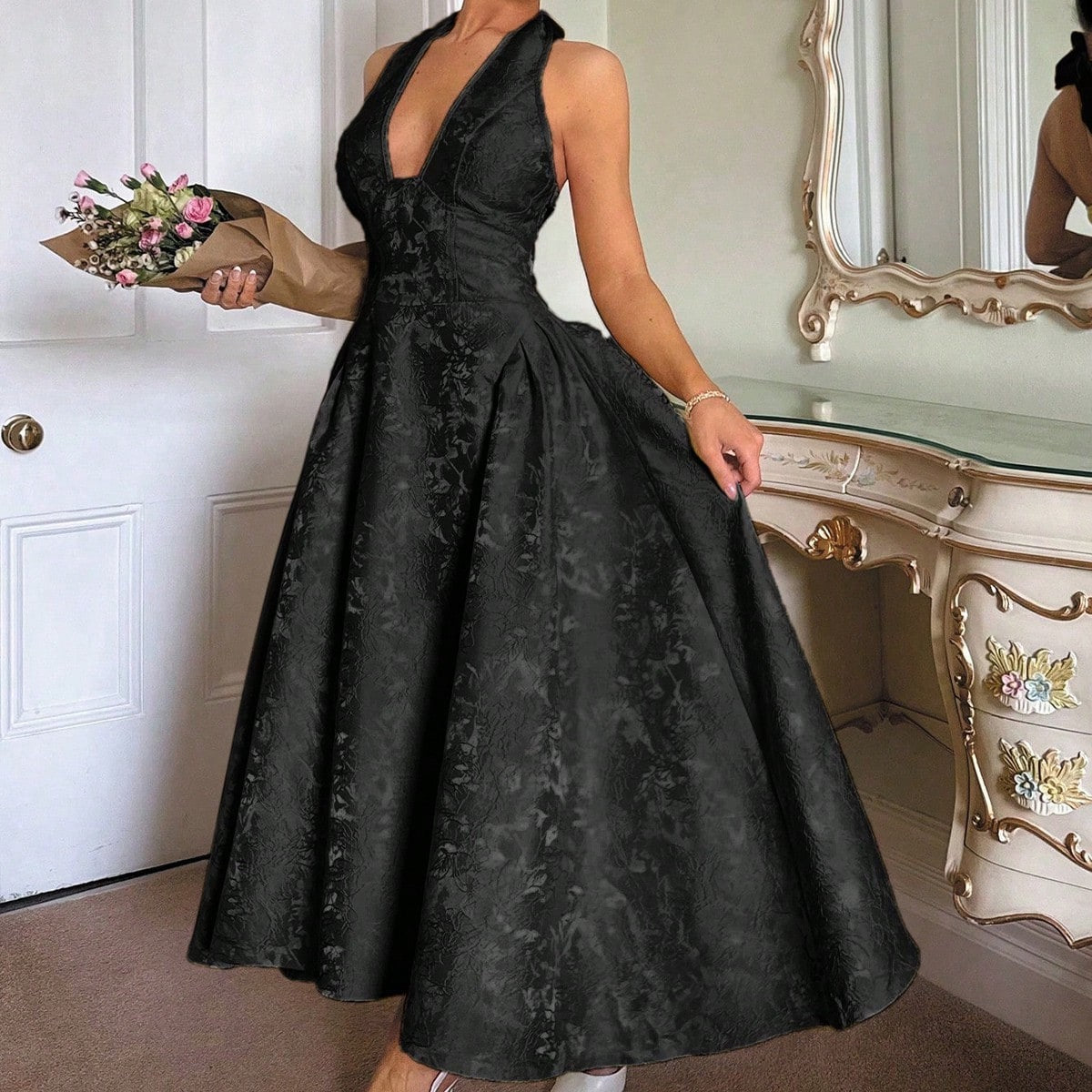 Plain Colourful Dress