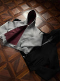 Contrast-Lined Heavyweight Zip-Up Hoodies