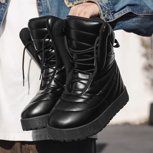 Avant-Garde Quilted Moon Boots