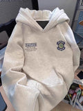 Light Gray Graphic Hoodie
