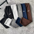Minimalist Graphic Fleece Sweatpants – Jet Black