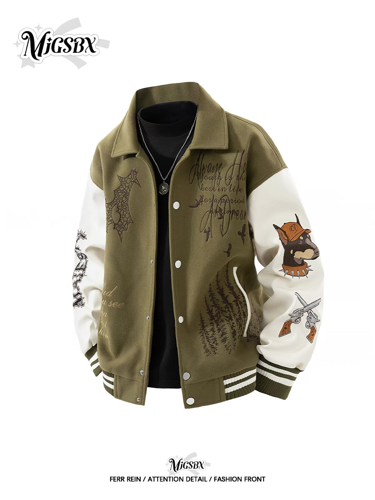 Avant-Garde Deconstructed Baseball Jacket