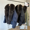 Bomber Jacket with Dramatic Fur Collar