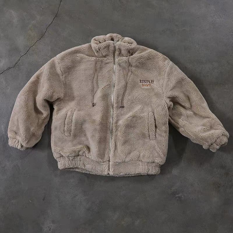 Sherpa Fleece Zip-Up Jacket