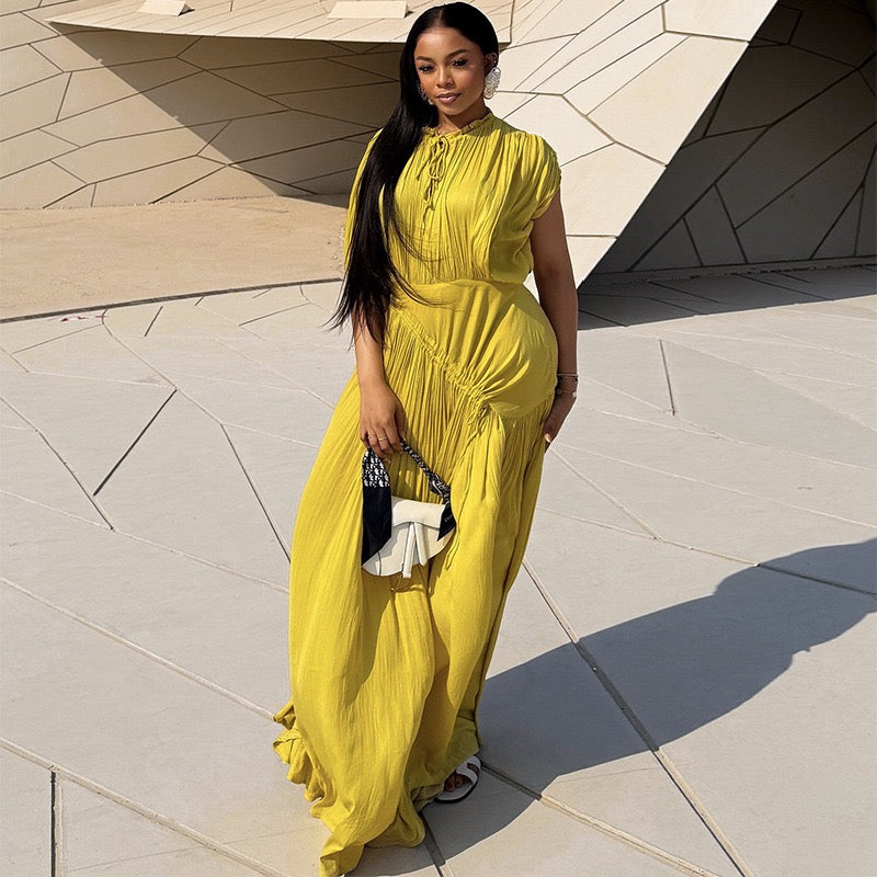 Mustard Yellow Maxi Dress