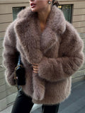 MAUVE FUR JACKET