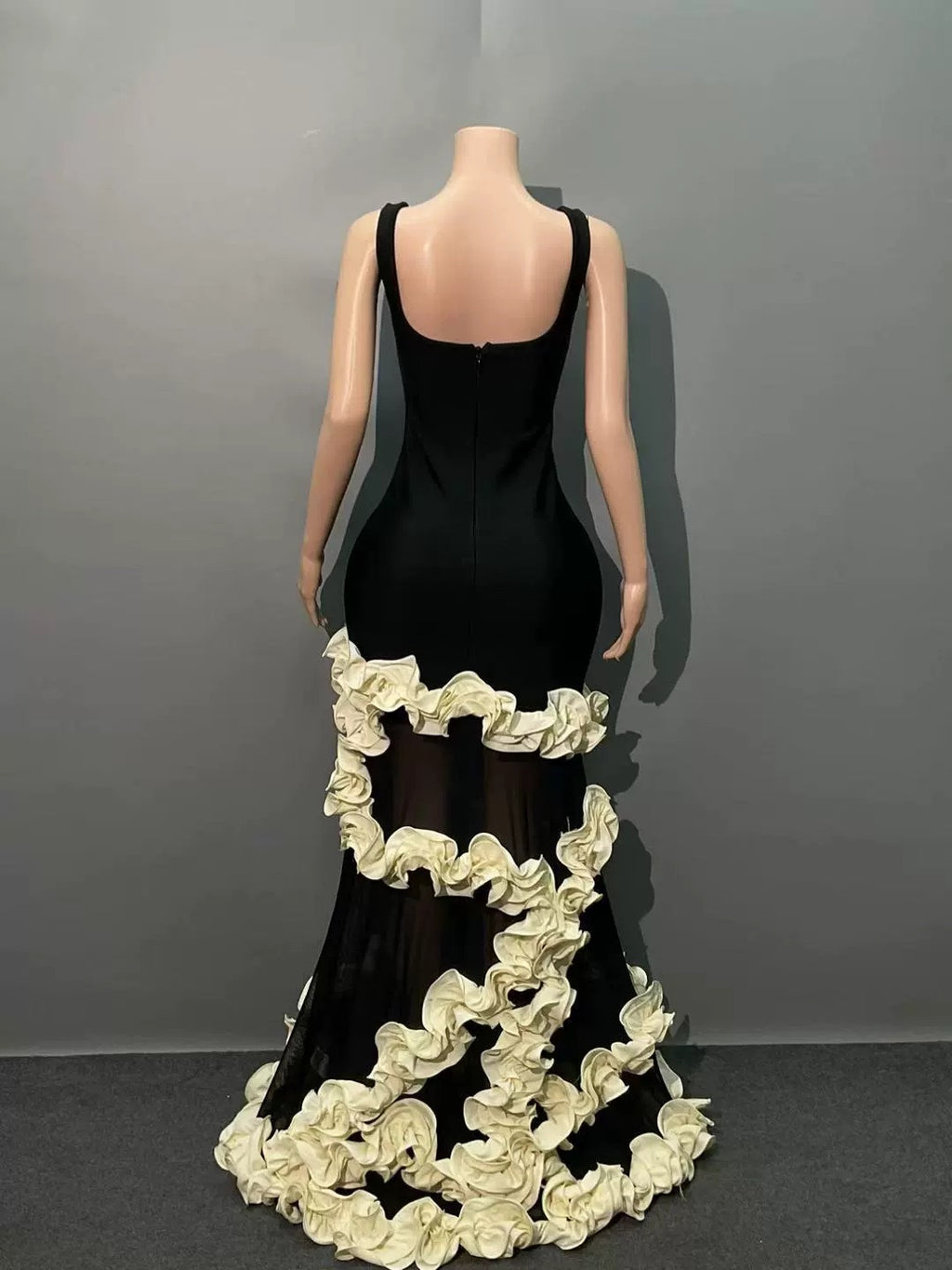 Square neck summer dress