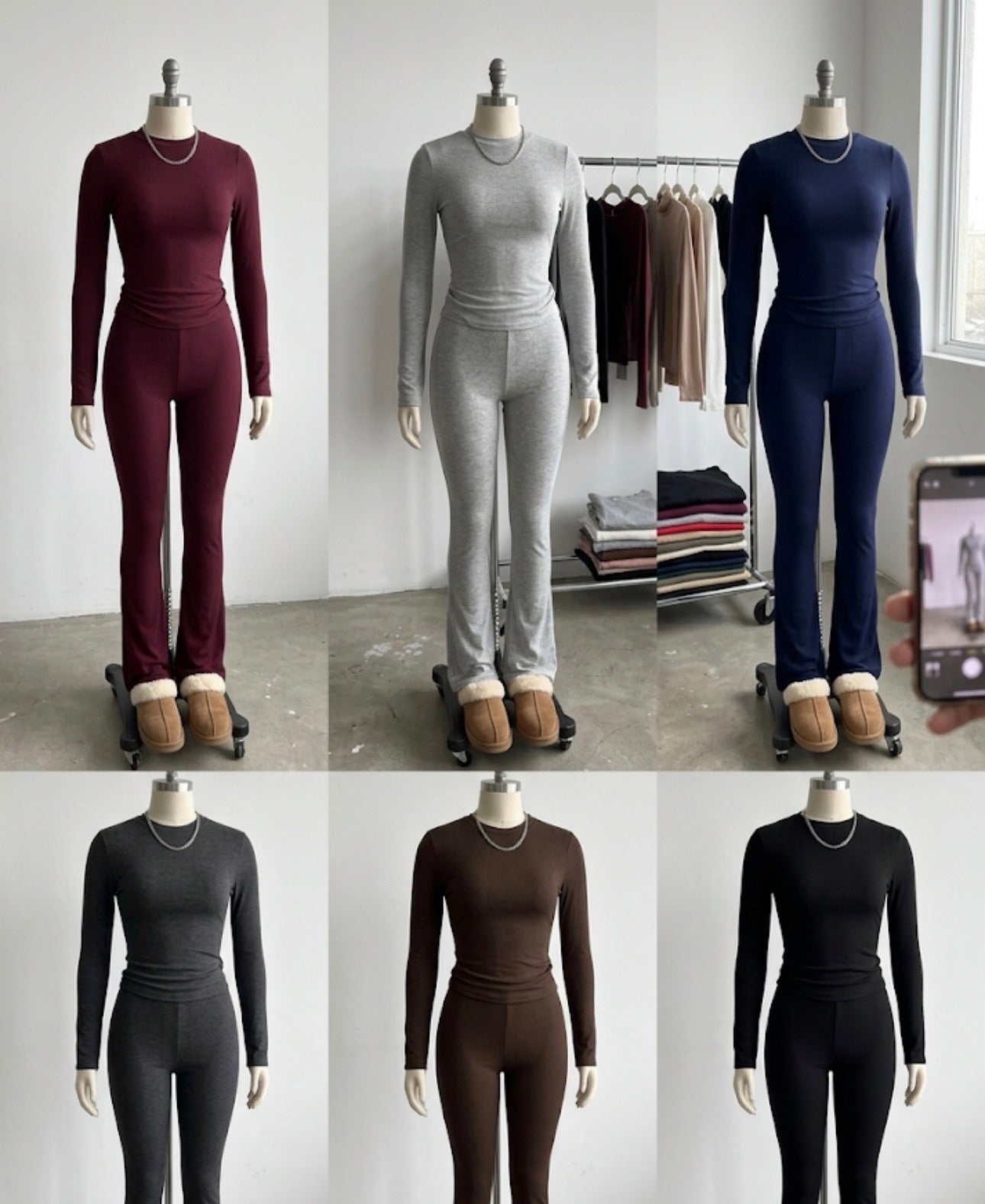 Ultra-Stretch Flared Lounge Set