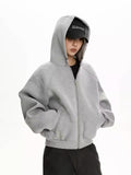 Sherpa-Lined Corduroy Zip Jacket