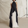 Women’s Elegant High Waist Pleate Dress