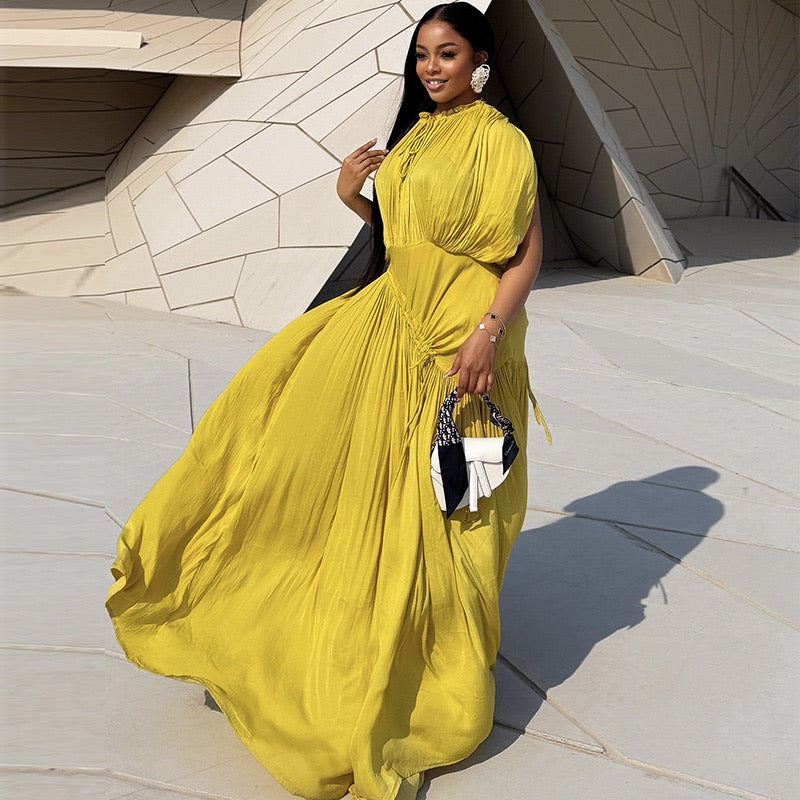 Mustard Yellow Maxi Dress