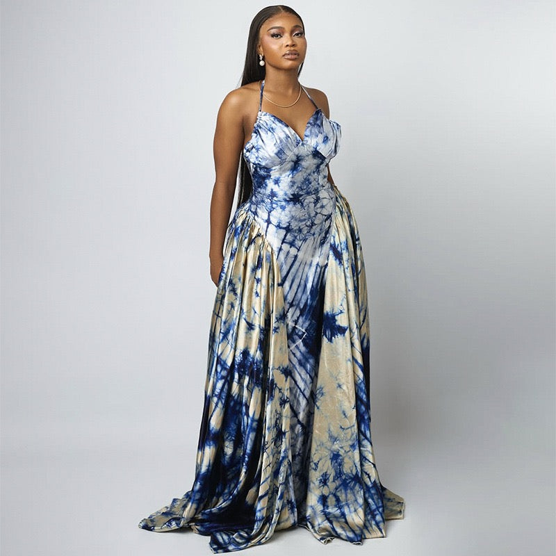 Full length Blue Dress