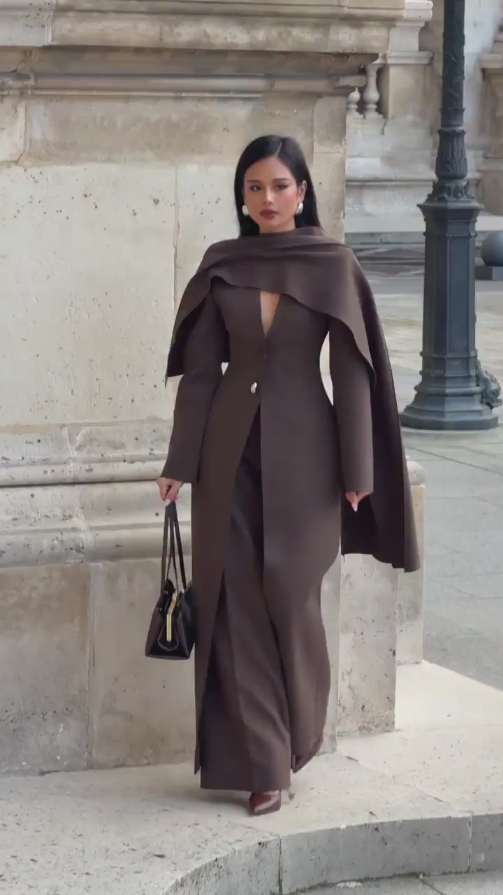 Brown Coat Formal